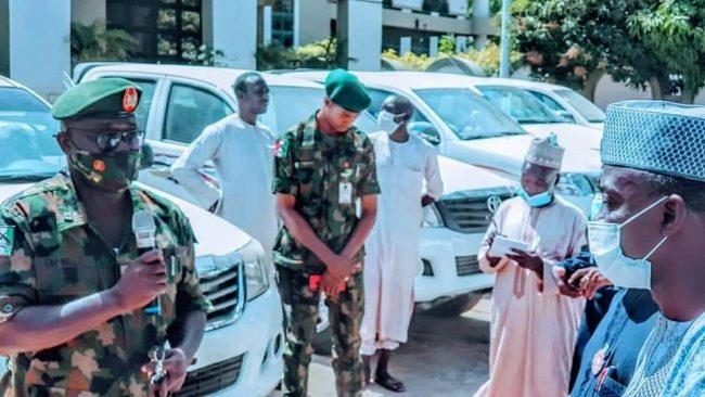 Kebbi govt donates eight Hilux vehicles, 20 motorcycles to military