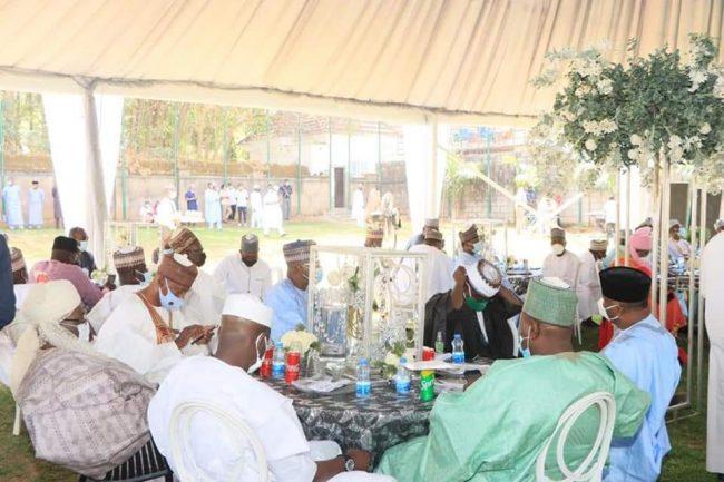 Nigerian govs celebrate with Bawa Bwari on daughter's wedding
