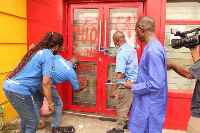 Lagos seals supermarket for displaying expired products