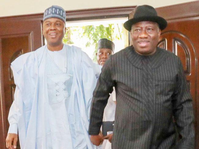 Saraki leads PDP chieftains to Jonathan In Abuja
