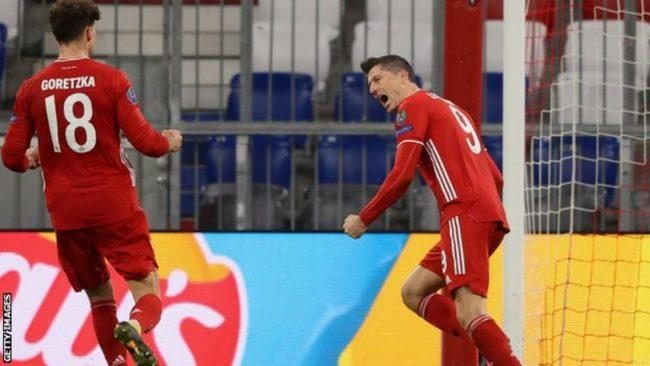 Lewandowski scores as Bayern Munich progress to last eight