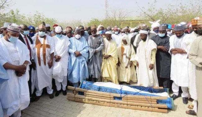 Kwankwaso, Makarfi, Yari, others attend funeral of Mangal’s son