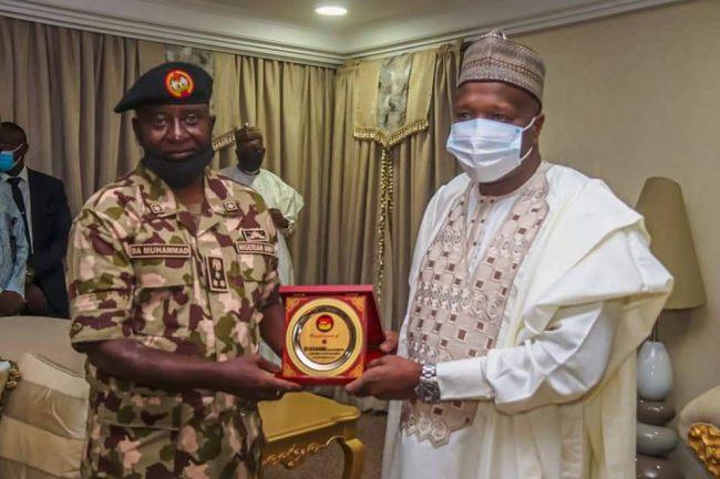 Gombe governor receives new GOC 3 Division