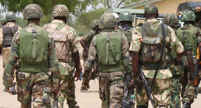 Soldiers protest poor equipment, unpaid allowances in Borno