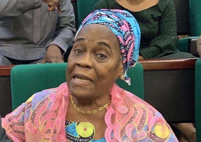 Buhari greets Alhaja Lateefat Gbajabiamila at 91