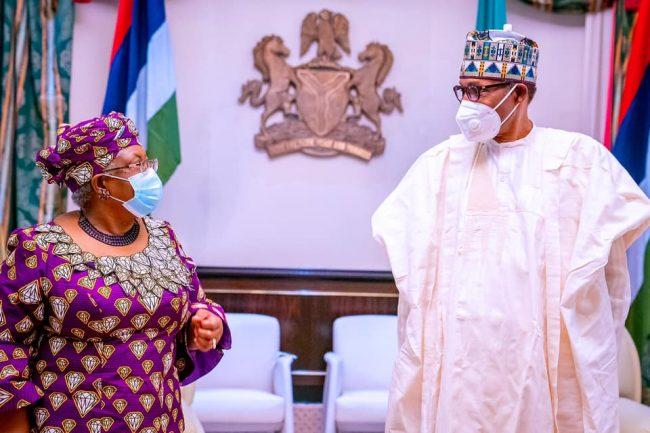 WTO: We’re happy you made it, but you also earned it, Buhari tells Okonjo-Iweala