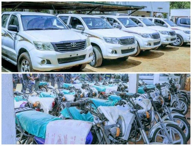Kebbi donates 10 Hilux vehicles, 30 motorcycles to police