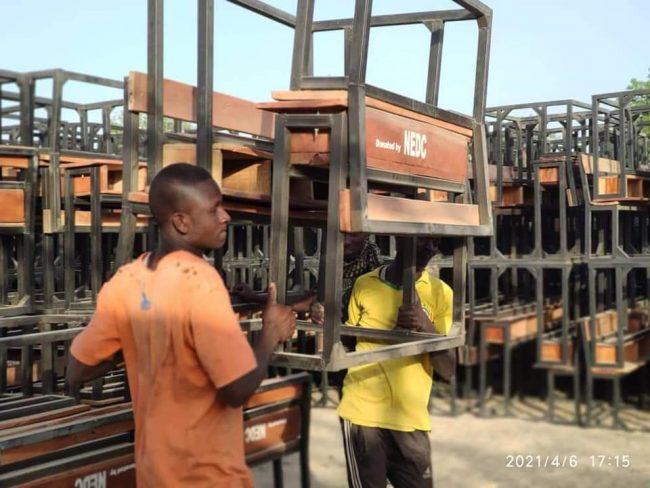 Zulum's committee distributes 40,000 double seater desks to Schools