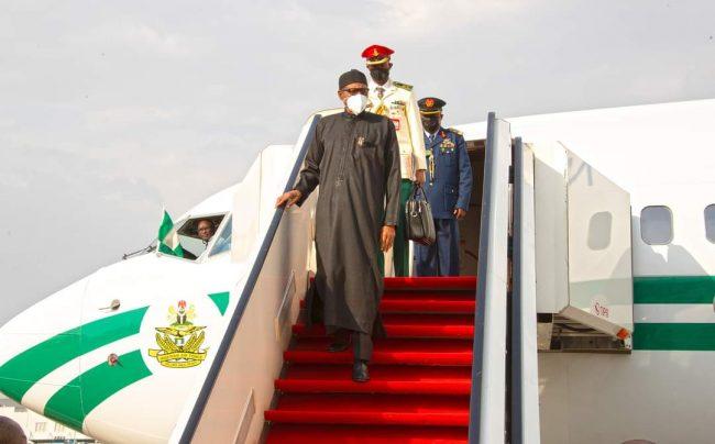 Buhari returns (photos)