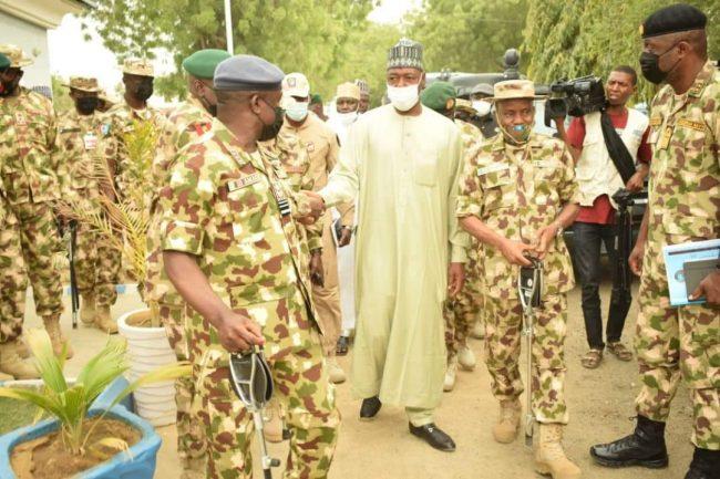 Defence minister leads CDS, Service Chiefs on assessment visit to Operation Lafiya Dole