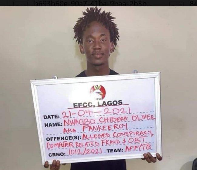 EFCC arrests Instagram comedian, 34 others over internet fraud in Lagos