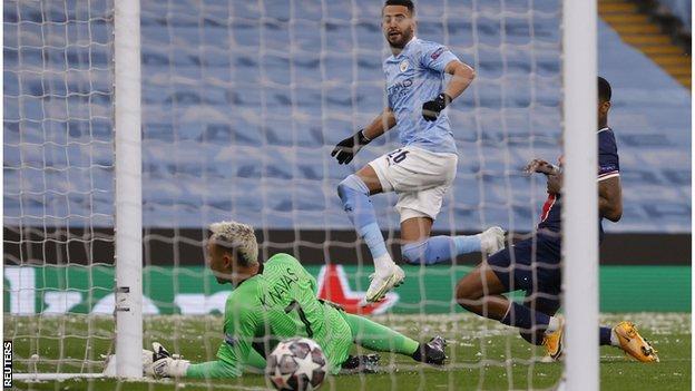 Mahrez double sends Man City into first Champions League final