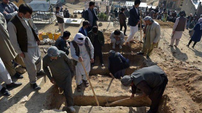 Blasts near school leave more than 50 dead in Afghanistan