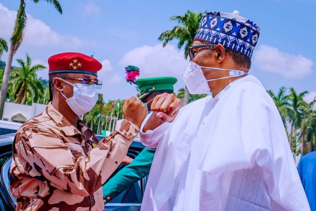 Photos as Buhari receives Chad's leader Lt. Gen. Mahamat Idris Deby Itno