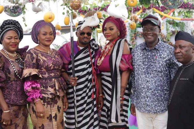 Ortom eulogises late JKN Waku at daughter's traditional marriage