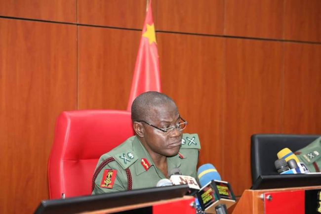 New Army chief addresses principal staff officers, field commanders on his agenda