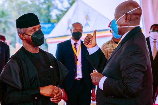 Osinbajo attends President Yoweri Museveni's inauguration in Uganda