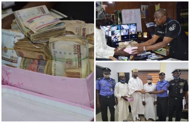 Police officer returns N1.3m to relatives of accident victim