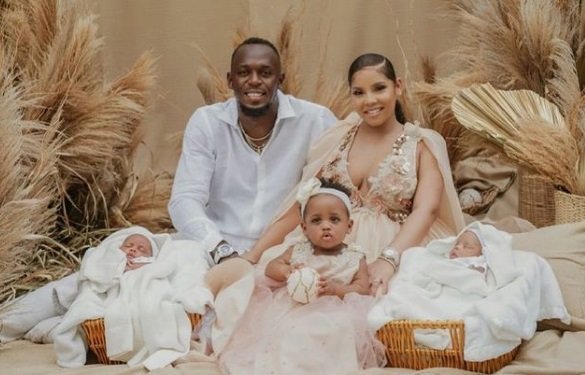 Usain Bolt welcomes newborn twin sons Thunder and Saint Leo