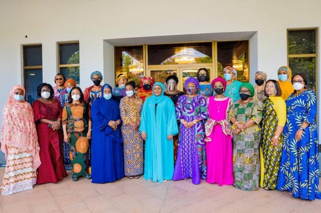 Aisha Buhari hosts wives of governors, tasks women over national cohesion