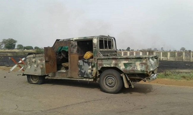 ISWAP terrorists decimated in Damboa, abandon suicide mision