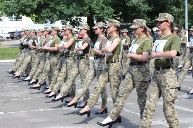 Outrage over Ukraine plans for women to march in high heels