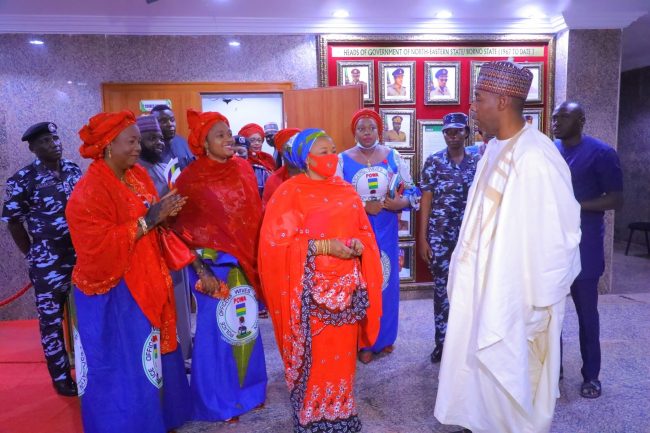 Zulum orders renovation of police children's schools, offers land to police wives in Borno