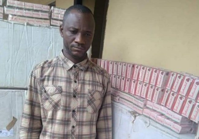 NDLEA arrests Anambra drug kingpin, recovers 548,000 Tramadol tablets