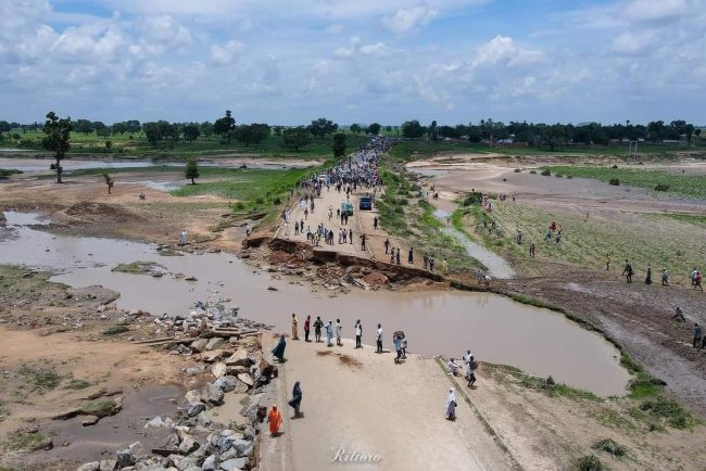 Bauchi gov orders reconstruction of collapsed bridge on Ningi-Kano highway