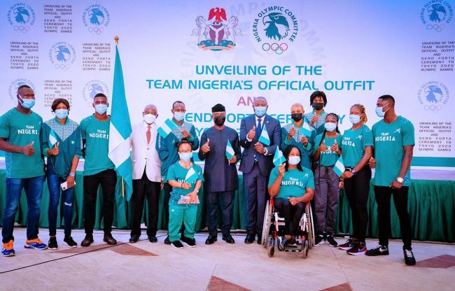 Osinbajo to Nigeria Olympics team: You stand on the shoulders of giants