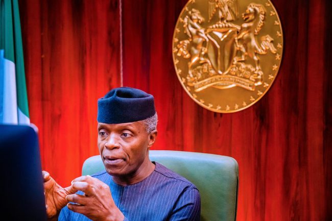 FG tackling inflation and other causes of food insecurity, Osinbajo says