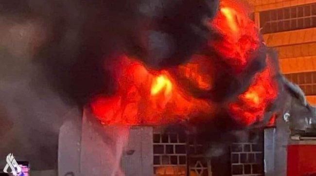 Fire kills 41 at Covid-19 hospital in southern Iraq