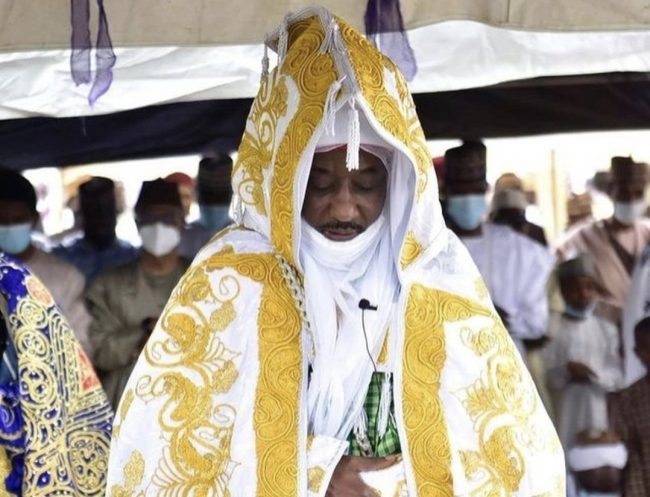 Again, former Kano emir Sanusi leads Eid prayer in Kaduna
