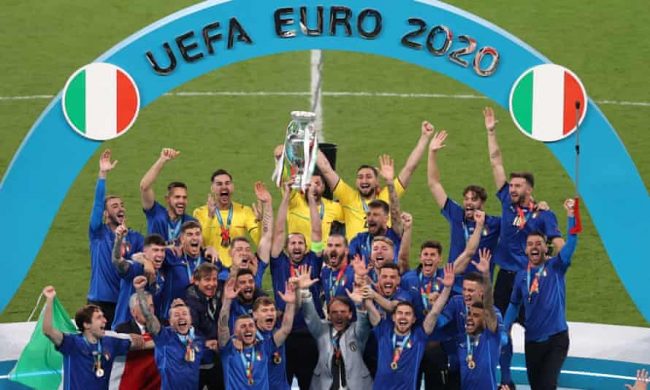 Italy beat England, emerge champions of Europe