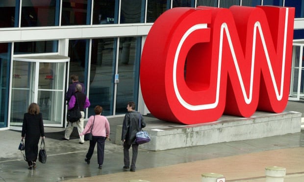 CNN Center, the headquarters for CNN, in downtown Atlanta. Photograph: Ric Feld/AP
