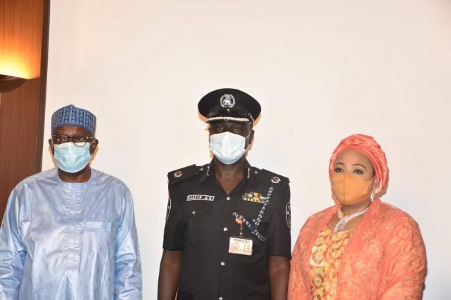 Buhari's Chief of Staff decorates promoted police officers at Villa