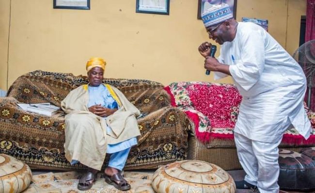 Kwara gov greets Emir of Kaiama on 11th coronation anniversary