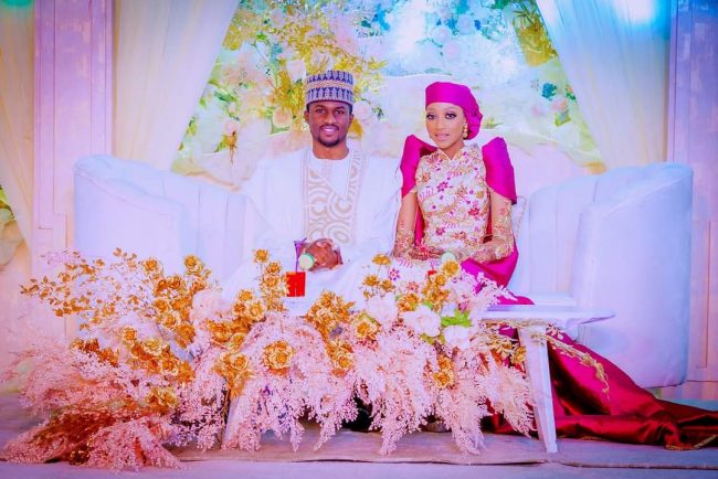 Photos of Yusuf Buhari and Zahra Bayero Wedding Luncheon