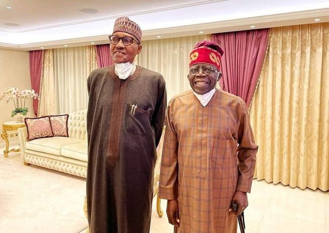 In pictures: Buhari visits Tinubu in London