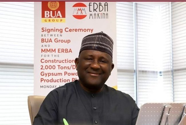 BUA, Turkish coy sign pact to build Nigeria's largest plaster manufacturing plant