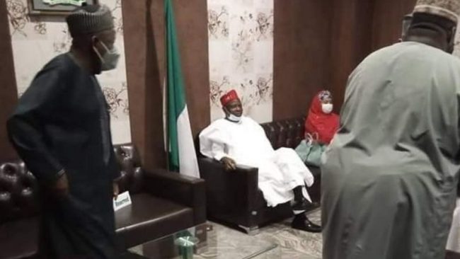 How we met with Ganduje at the airport, by Kwankwaso