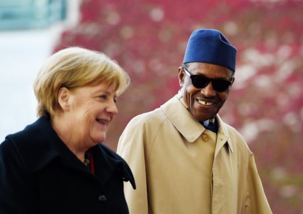 Outgoing German Chancellor Angela Merkel in phone call with Buhari
