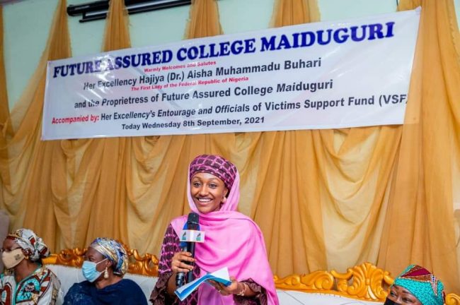 Aisha Buhari charges well-to-do Nigerians on education