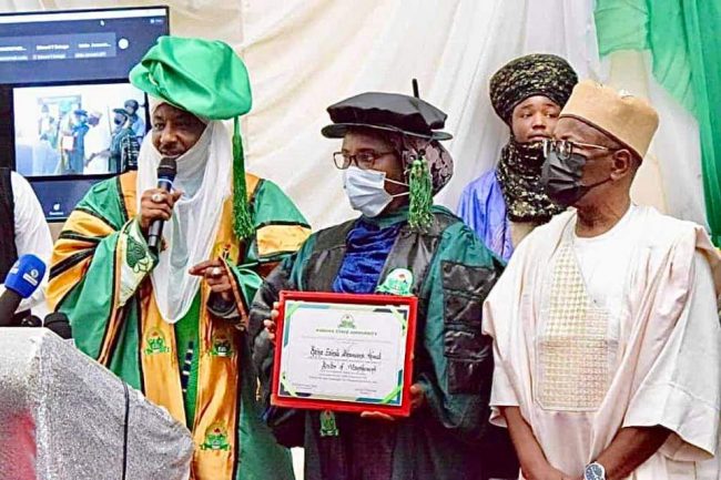 Zainab Ahmed, Dingyadi, Kyari receive honorary doctorate degrees from KASU