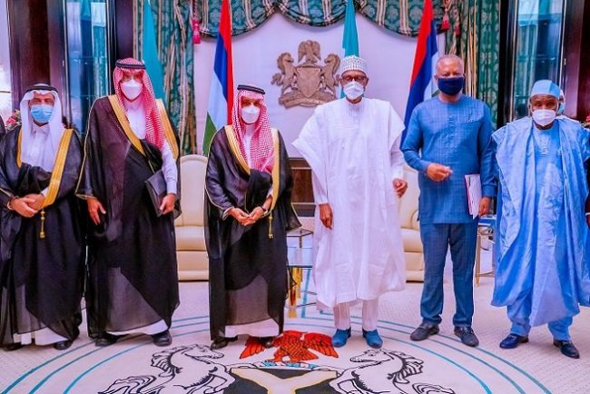 Saudi Arabia has been kind to us, Buhari tells visiting minister