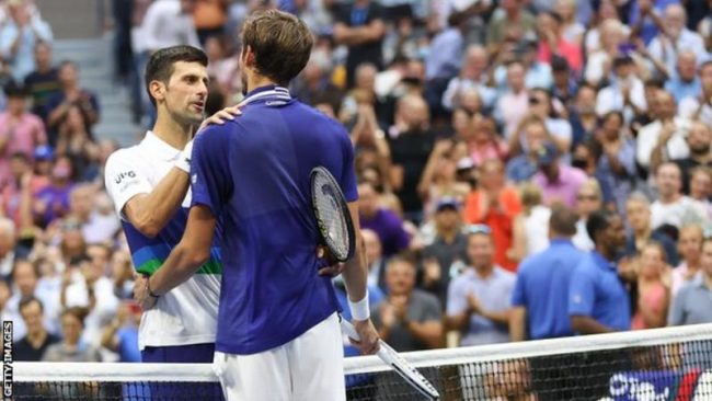 US Open: Daniil Medvedev beats Novak Djokovic in New York