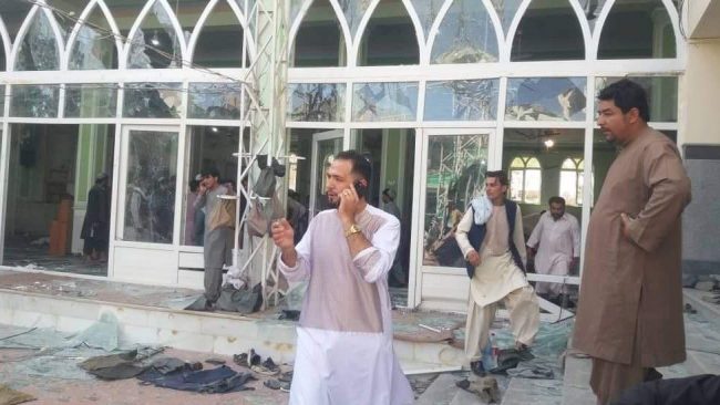 Explosions strike Afghan mosque during prayers, 'more than 30 killed'
