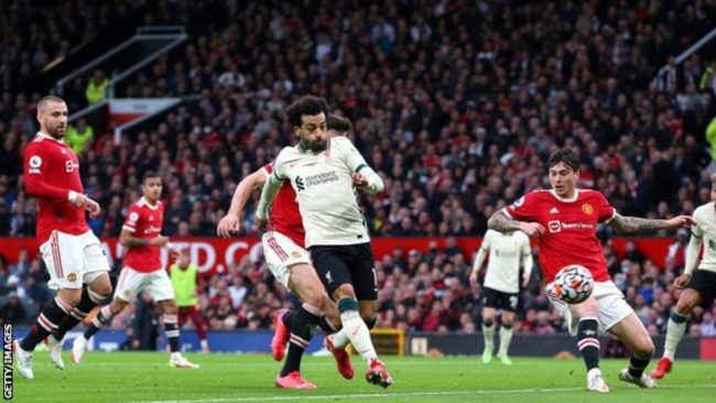 Salah claims hat-trick as Liverpool humiliate Manchester United