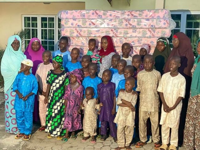 Adamawa gov's daughter celebrates birthday with orphans