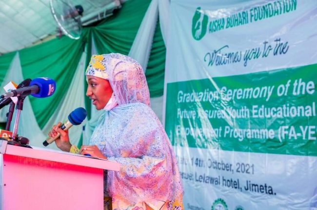 Aisha Buhari charges well-meaning Nigerians on education